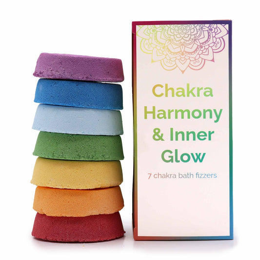 Chakra-Harmonie & Inneres Strahlen Badebomben Set